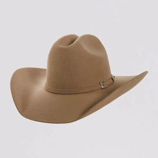 The American Hat Maker - Cattleman Felt Cowboy Hat w/ Band : Sand / SM