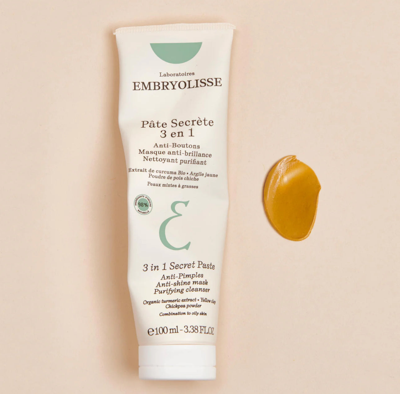 EMBRYOLISSE 3 In 1 Secret Paste 3.38 Fl.oz.