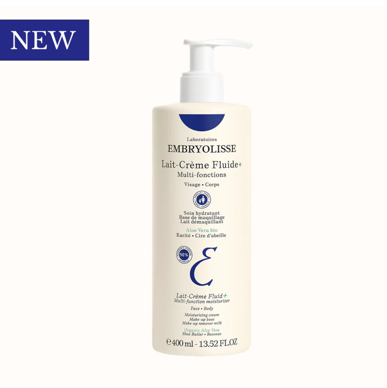 EMBRYOLISSE Lait Creme Fluid+ 13.52 Fl.oz.