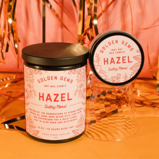 Golden Gems - Hazel Candle and Matches