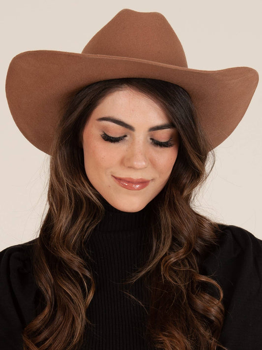 Lucca Couture - Augusta Wool Hat : Toffee