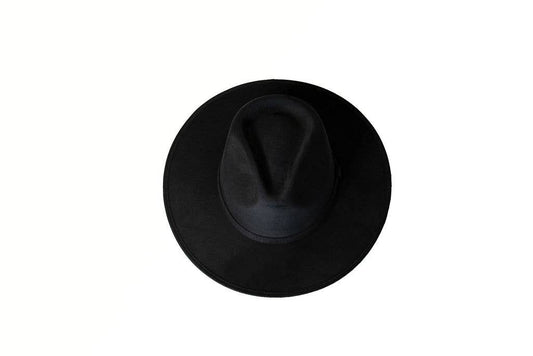 The Modern Cactus Co - *LARGE* Vegan Suede Rancher Hat : Black