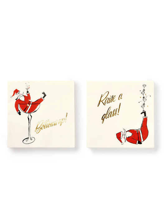 Kate Spade New York - Holiday Napkins - Jolly Santa